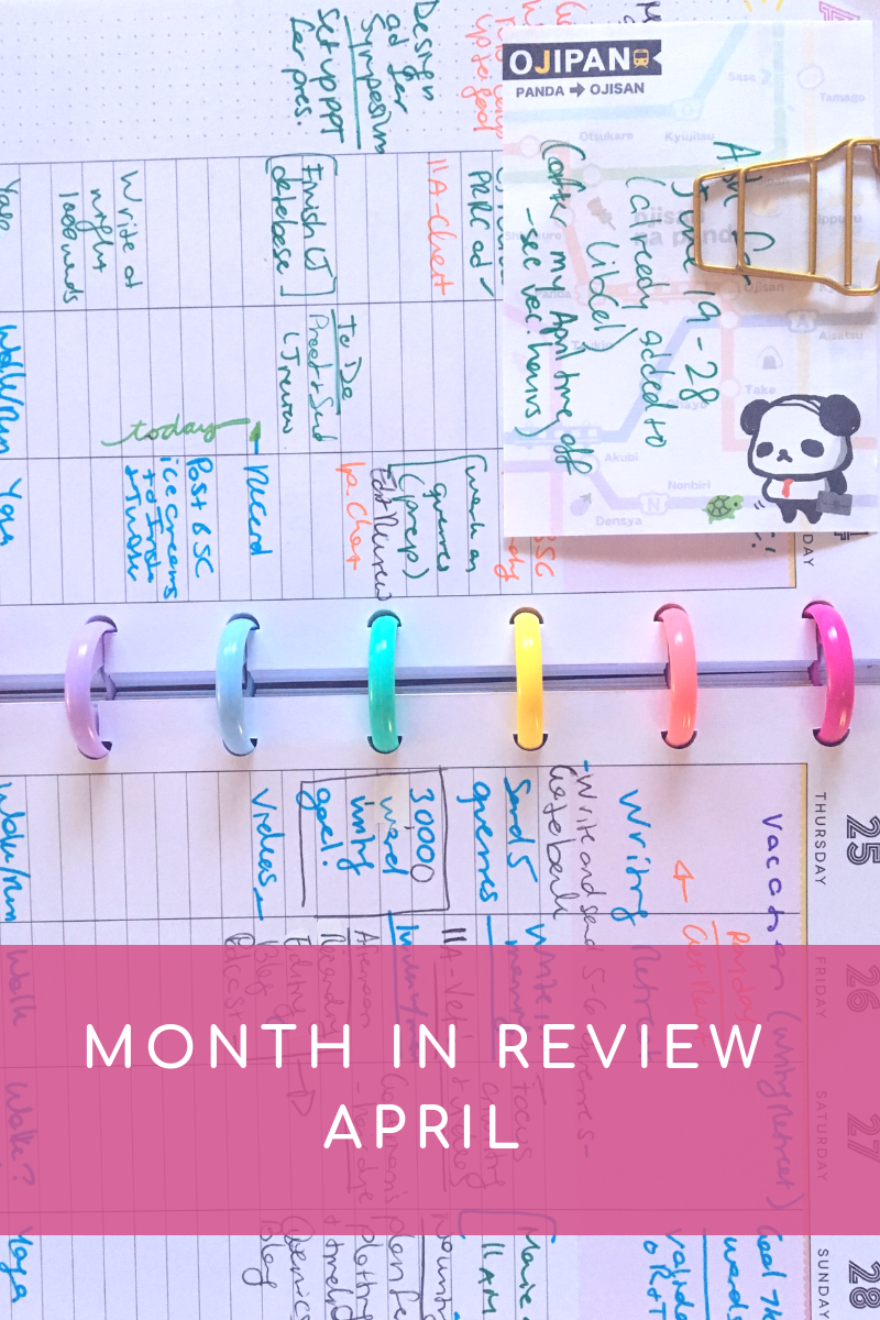 Month in review april